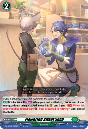 (025) Cardfight Vanguard Festival Booster 2024 Single: Flowering Sweet Shop [D-Format]  Double Rare