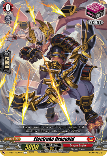 (030) Cardfight Vanguard Festival Booster 2024 Single: Electrake Dracokid [D-Format]  Common