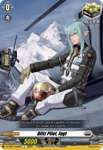 (036) Cardfight Vanguard Festival Booster 2024 Single: Blitz Pilot, Jagt [D-Format]  Common