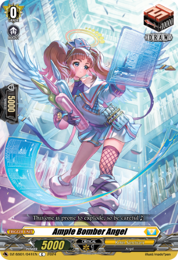 (041) Cardfight Vanguard Festival Booster 2024 Single: Ample Bomber Angel [D-Format]  Common