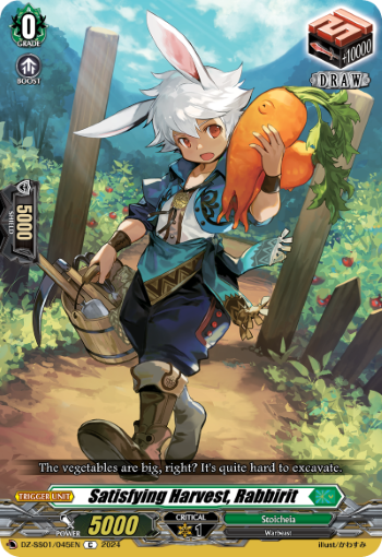 (045) Cardfight Vanguard Festival Booster 2024 Single: Satisfying Harvest, Rabbirit [D-Format]  Common