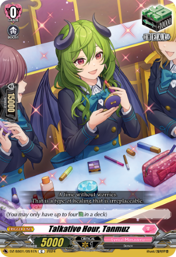 (051) Cardfight Vanguard Festival Booster 2024 Single: Talkative Hour, Tanmuz [D-Format]  Common