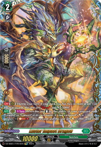 (FFR10) Cardfight Vanguard Festival Booster 2024 Single: Luster Impact Dragon [D-Format] (V.1 - Double Frame Rare)  Double Frame Rare