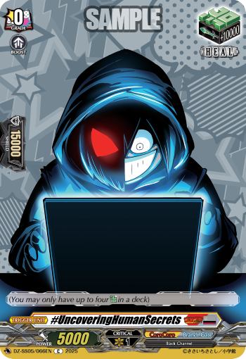(066) Cardfight Vanguard CoroCoro Start Deck Pack Single: #UncoveringHumanSecrets [D-Format]  Common