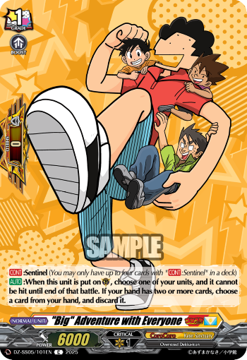 (101) Cardfight Vanguard CoroCoro Start Deck Pack Single: Big Adventure with Everyone [D-Format]  Common