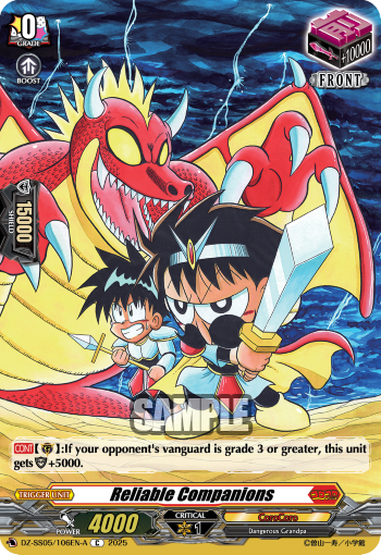 (106A) Cardfight Vanguard CoroCoro Start Deck Pack Single: Reliable Companions [D-Format] (V.1 - Common)  Common