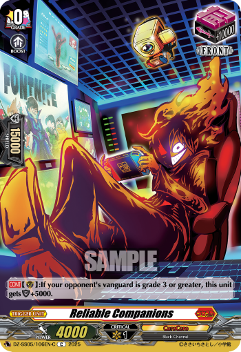 (106C) Cardfight Vanguard CoroCoro Start Deck Pack Single: Reliable Companions [D-Format] (V.3 - Common)  Common