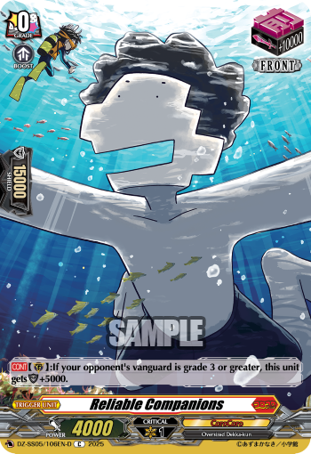(106D) Cardfight Vanguard CoroCoro Start Deck Pack Single: Reliable Companions [D-Format] (V.4 - Common)  Common