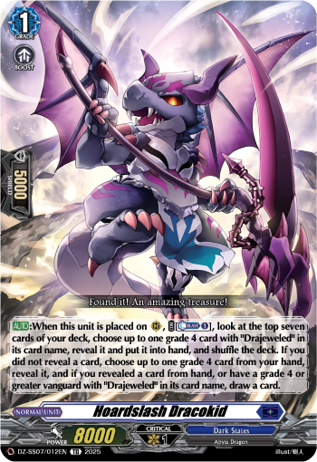 (012) Cardfight Vanguard Master Deckset: Michiru Hazama Single: Hoardslash Dracokid [D-Format]  Trial Deck