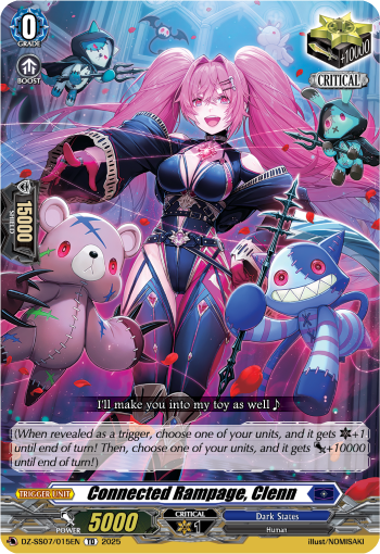 (015) Cardfight Vanguard Master Deckset: Michiru Hazama Single: Connected Rampage, Clenn [D Format]  Trial Deck