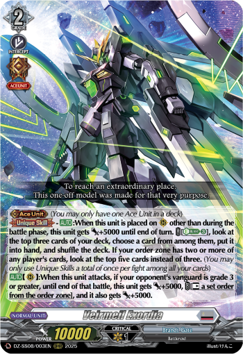 (003) Cardfight Vanguard Festival Booster 2025 Single: Veirmeil Exordia [D-Format]  Feature Rare