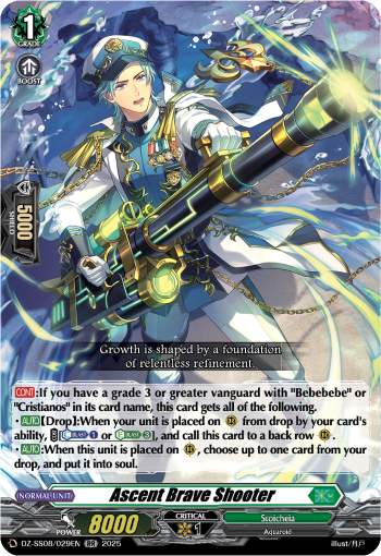 (029) Cardfight Vanguard Festival Booster 2025 Single: Ascent Brave Shooter [D-Format]  Double Rare