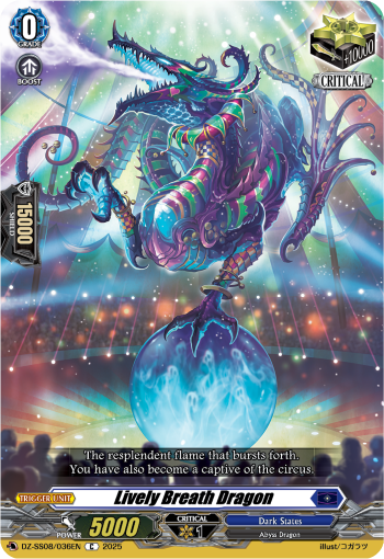 (036) Cardfight Vanguard Festival Booster 2025 Single: Lively Breath Dragon [D Format]  Common