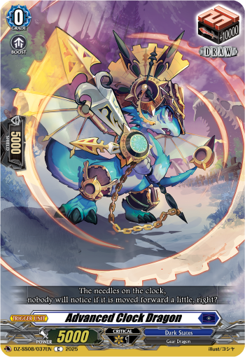 (037) Cardfight Vanguard Festival Booster 2025 Single: Advanced Clock Dragon [D Format]  Common