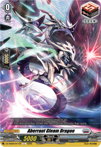 (041) Cardfight Vanguard Festival Booster 2025 Single: Aberrant Gleam Dragon [D Format]  Common