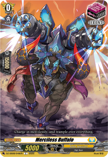 (048) Cardfight Vanguard Festival Booster 2025 Single: Merciless Buffalo [D Format]  Common