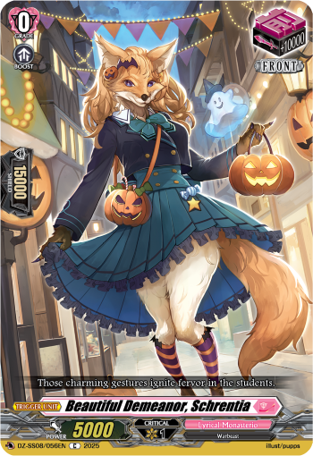 (056) Cardfight Vanguard Festival Booster 2025 Single: Beautiful Demeanor, Schrentia [D-Format]  Common