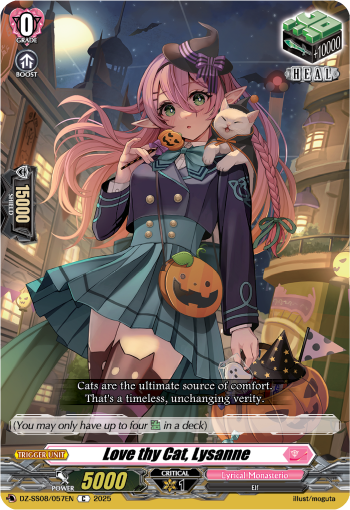 (057) Cardfight Vanguard Festival Booster 2025 Single: Love thy Cat, Lysanne [D-Format]  Common