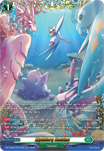 (FFR15) Cardfight Vanguard Festival Booster 2025 Single: Mythiarq Habitat [D-Format] (V.1 - Double Frame Rare)  Double Frame Rare