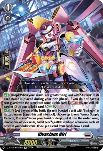 (Re15) Cardfight Vanguard Festival Booster 2025 Single: Vivacious Girl [D-Format]  Special Reprint