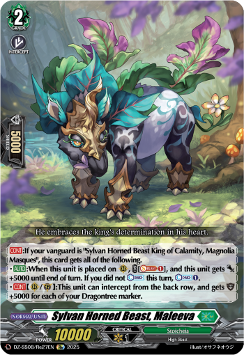 (Re27) Cardfight Vanguard Festival Booster 2025 Single: Sylvan Horned Beast, Maleeva [D-Format]  Special Reprint