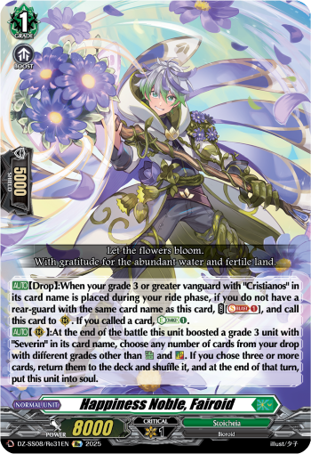 (Re31) Cardfight Vanguard Festival Booster 2025 Single: Happiness Noble, Fairoid [D-Format]  Special Reprint