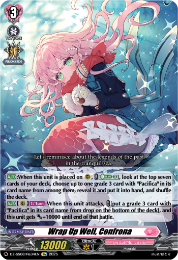 (Re34) Cardfight Vanguard Festival Booster 2025 Single: Wrap Up Well, Confrona [D-Format]  Special Reprint