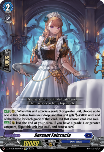 (Re40) Cardfight Vanguard Festival Booster 2025 Single: Servant Falcracia [D-Format] (V.2 - Special Reprint)  Special Reprint