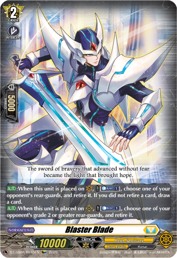 (Re45) Cardfight Vanguard Festival Booster 2025 Single: Blaster Blade [D Format] (V.2 - Special Reprint)  Special Reprint
