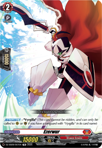 (007) Cardfight Vanguard Zero Tendo Start Deck Single: Ezerwur [D-Format] (V.1 - Trial Deck)  Trial Deck