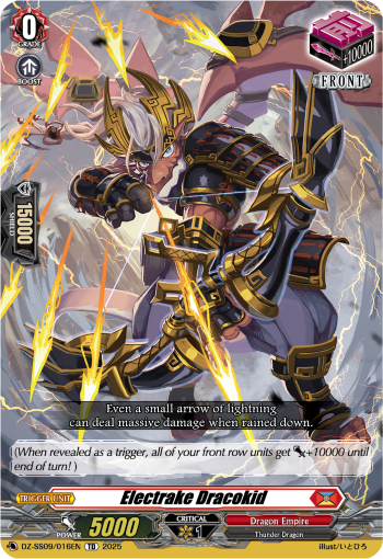 (016) Cardfight Vanguard Zero Tendo Start Deck Single: Electrake Dracokid [D-Format] (V.1 - Trial Deck)  Trial Deck