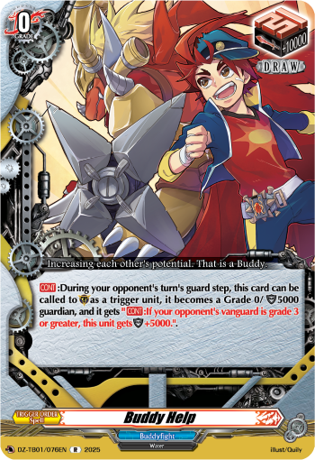 (076) Cardfight Vanguard Future Card Buddyfight Single: Buddy Help [D-Format] (V.1 - Rare)  Rare