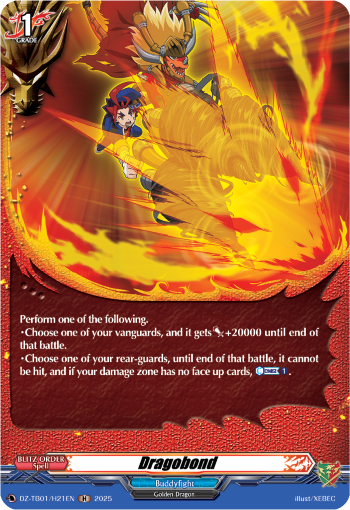(H21) Cardfight Vanguard Future Card Buddyfight Single: Dragobond [D-Format] (V.2 - Holo)  Holo