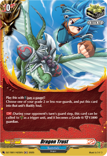 (H23) Cardfight Vanguard Future Card Buddyfight Single: Dragon Trust [D-Format] (V.2 - Holo)  Holo