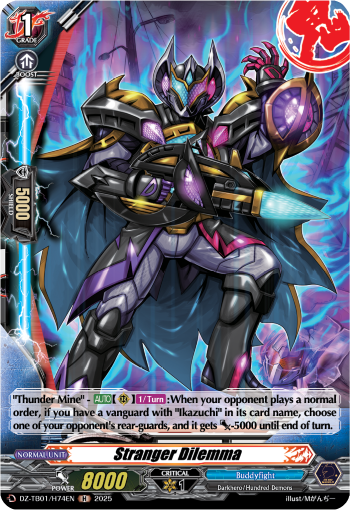 (H74) Cardfight Vanguard Future Card Buddyfight Single: Stranger Dilemma [D-Format] (V.2 - Holo)  Holo