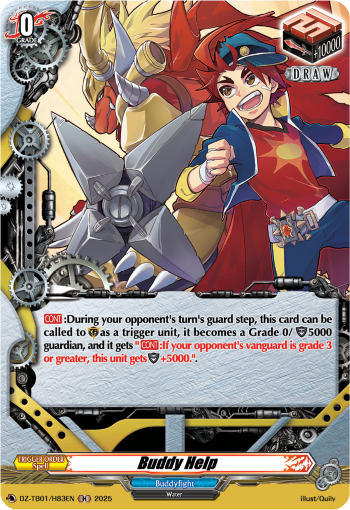 (H83) Cardfight Vanguard Future Card Buddyfight Single: Buddy Help [D-Format] (V.2 - Holo)  Holo