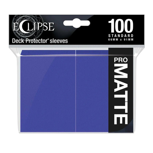 Ultra Pro - Pro Matte Eclipse Standard Deck Protector sleeves (100 Sleeves) - Royal Purple