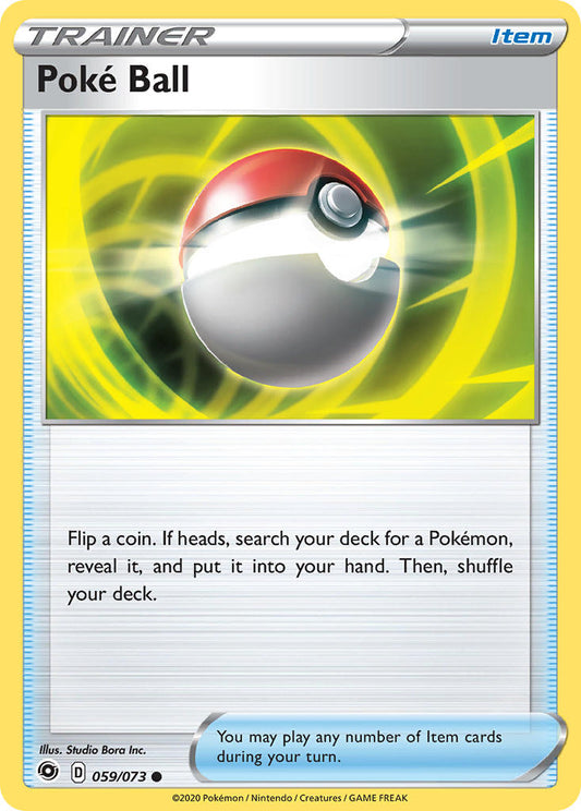 (059/073) Pokemon TCG Champion������s Path Single: Pok��� Ball Reverse Holo Common