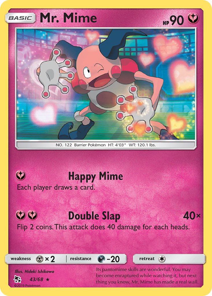 (043/68) Pokemon TCG Hidden Fates Single: Mr. Mime   Rare