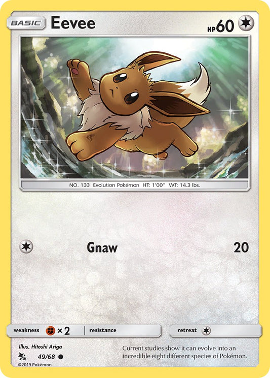 (049/68) Pokemon TCG Hidden Fates Single: Eevee   Common