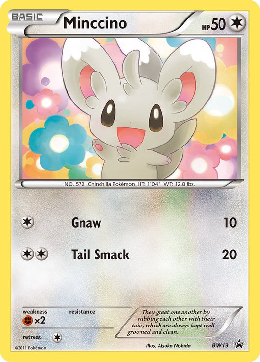 (013) Pokemon TCG BW Black Star Promos Single: Minccino   Promo
