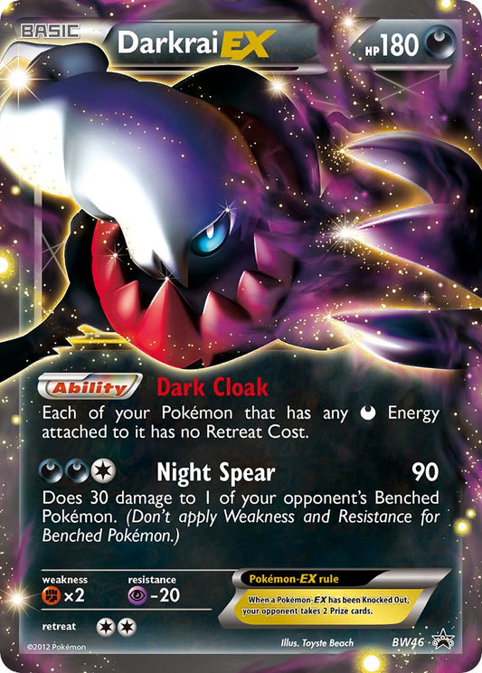 (046) Pokemon TCG BW Black Star Promos Single: Darkrai EX   Promo