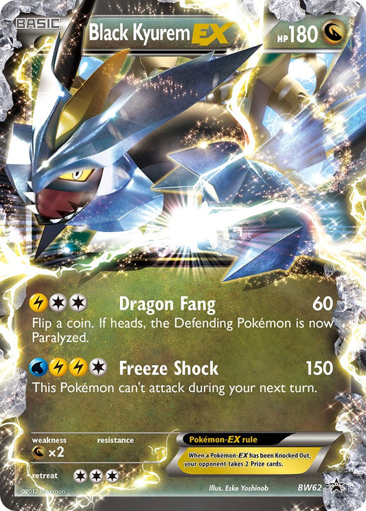 (062) Pokemon TCG BW Black Star Promos Single: Black Kyurem EX   Promo