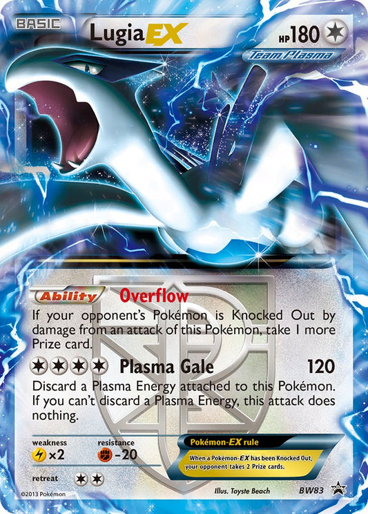 (083) Pokemon TCG BW Black Star Promos Single: Lugia EX   Promo