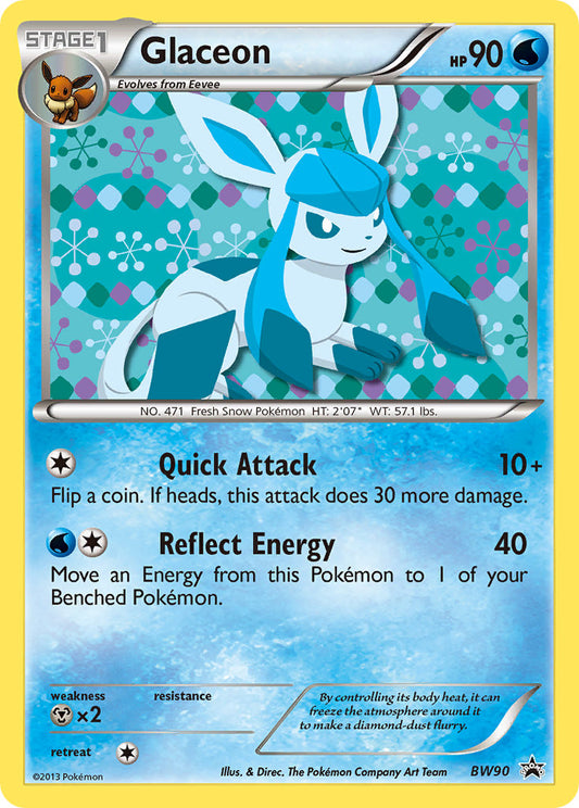 (090) Pokemon TCG BW Black Star Promos Single: Glaceon   Promo