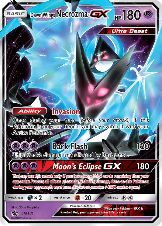 (101) Pokemon TCG SM Black Star Promos Single: Dawn Wings Necrozma GX   Promo