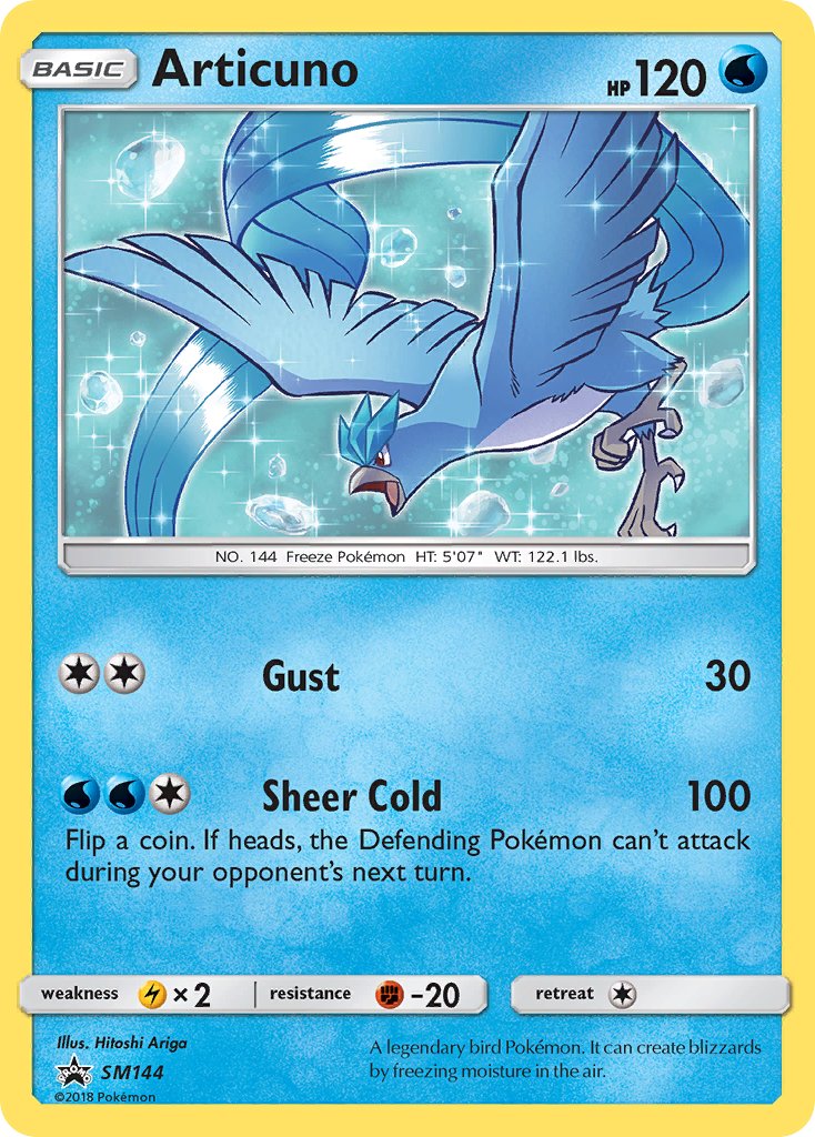 (144) Pokemon TCG SM Black Star Promos Single: Articuno   Promo