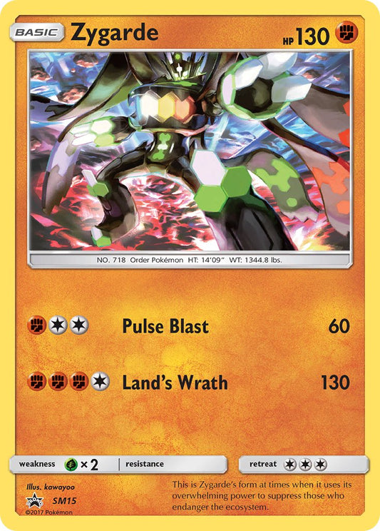 (015) Pokemon TCG SM Black Star Promos Single: Zygarde   Promo
