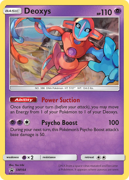 (164) Pokemon TCG SM Black Star Promos Single: Deoxys   Promo