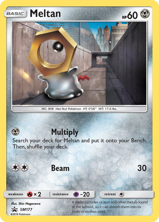 (177) Pokemon TCG SM Black Star Promos Single: Meltan   Promo